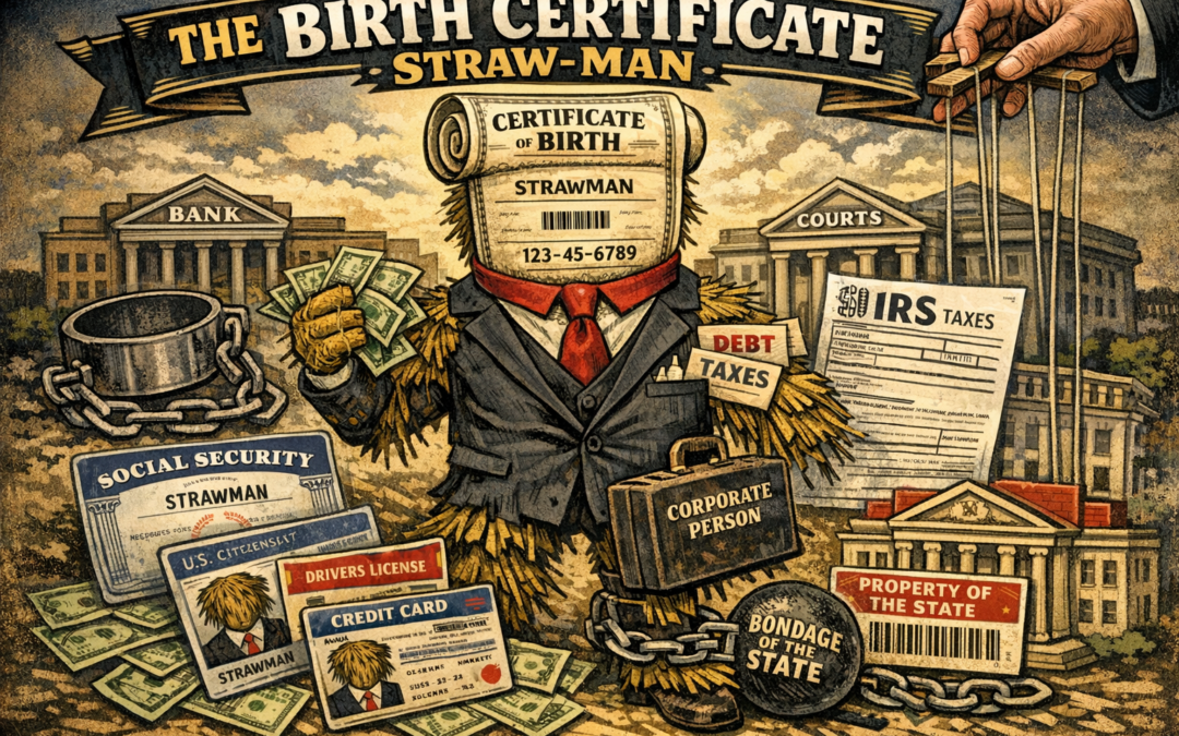The Birth Certificate Donkey: How the System Trains Men to Pull a Cart They Can Never Own